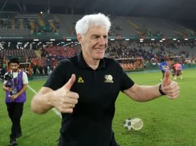 'I am certain of that' - Hugo Broos insists Bafana BafanaÂ won't be under pressure against Super EaglesÂ 