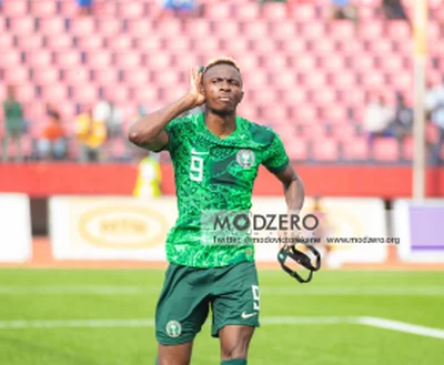 Nigeria 6Â Sao Tome and PrÃ­ncipe 0: Osimhen nets hat-trick; Lookman, Awoniyi,Â Â ChukwuezeÂ also on targetÂ 