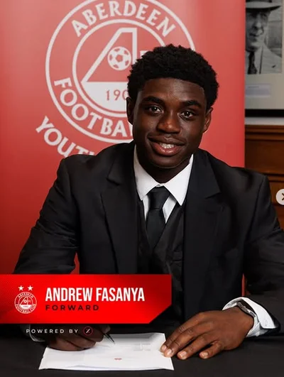 Done deals: Fasanya and Okhuoya sign professional contracts with Aberdeen