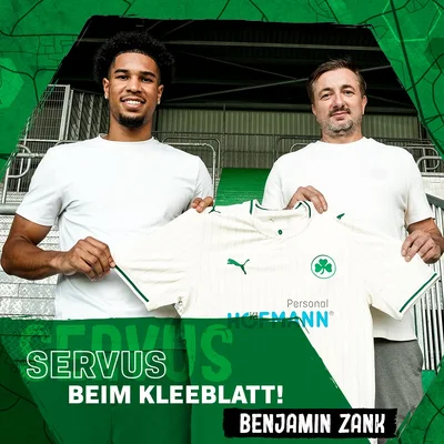 Confirmed: German-Nigerian striker Zank swaps Viktoria Koln for Greuther Furth