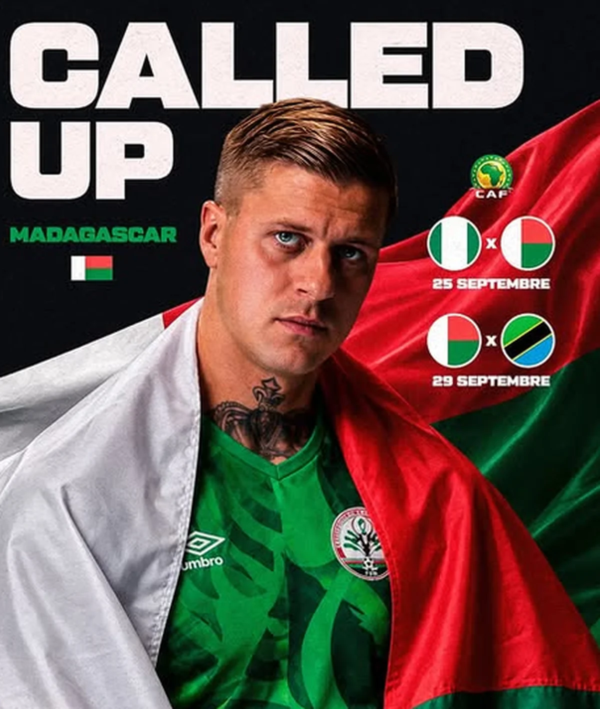 33 goals in 36 games: Belgian-born striker earns first Barea call-up for Afconq thanks to his Malagasy wife