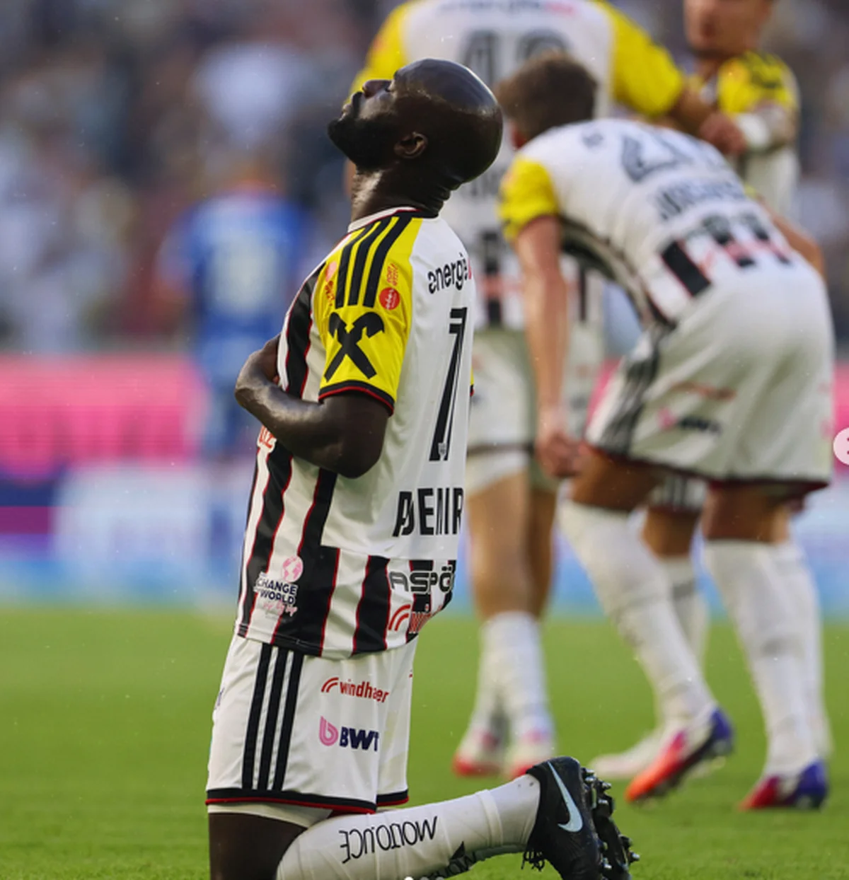 'Only Jesus could have helped me' - Son of ex-Abiola Babes captain reacts after brace against Celtic